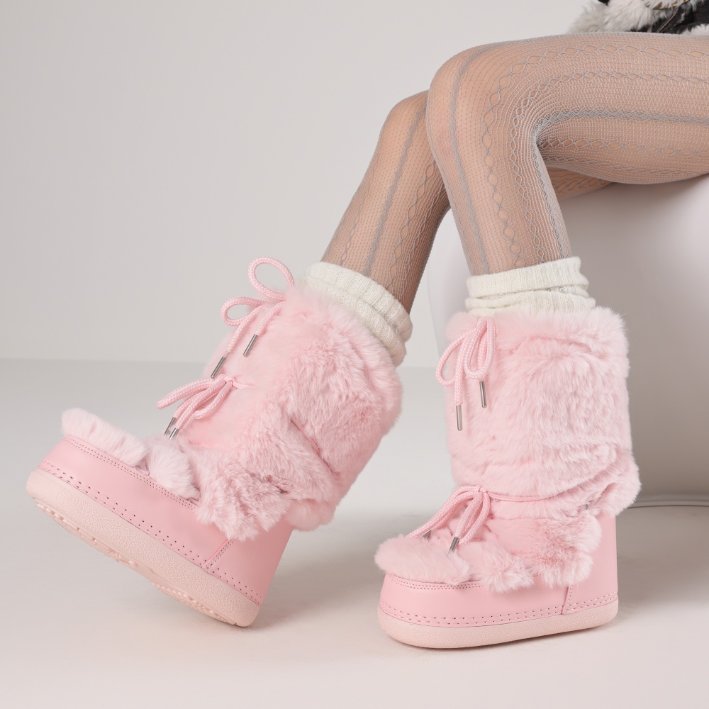 Furry Boots For Women Round To - đánh giá và giá Espadrille Slip On