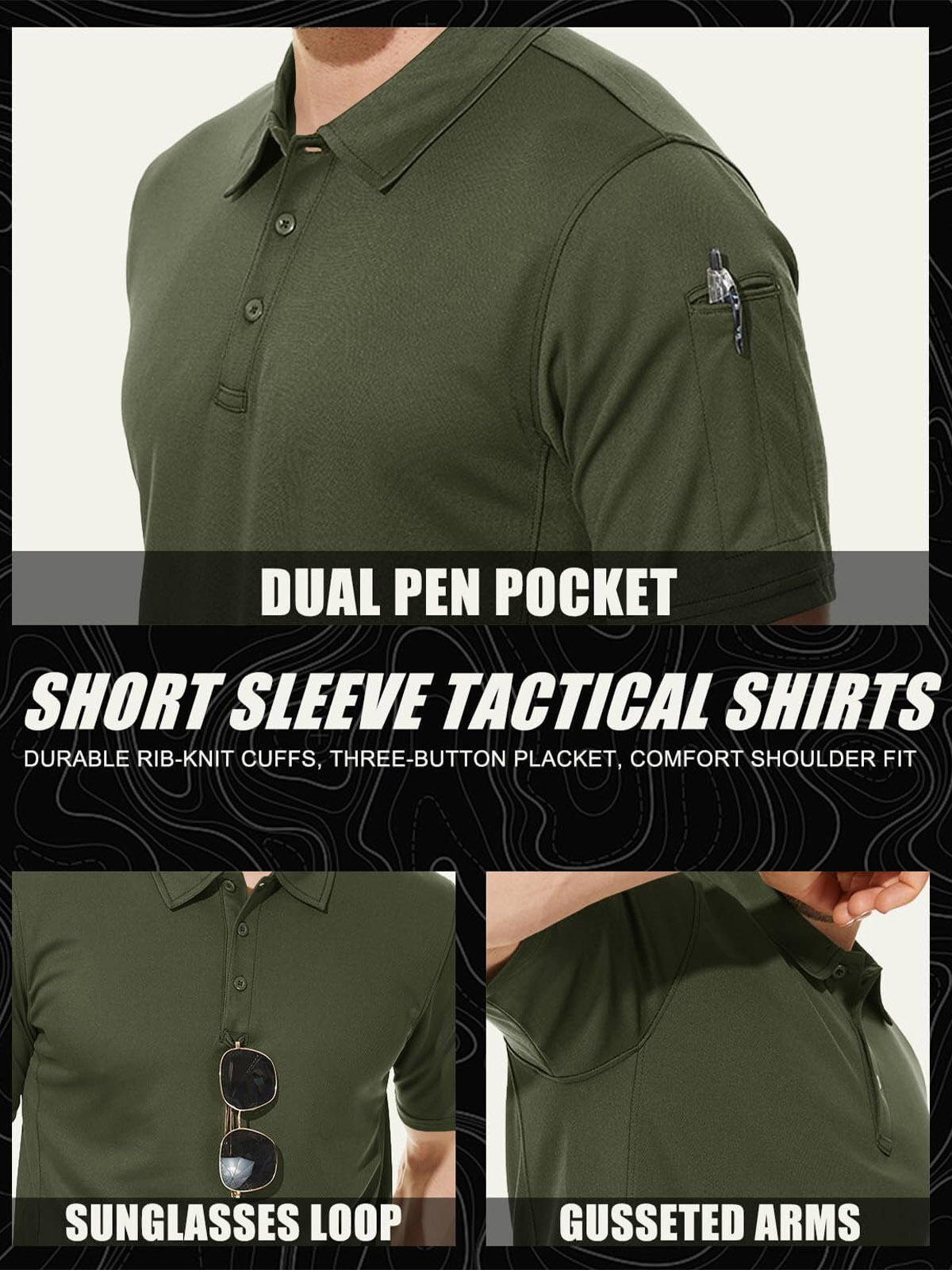 MAGCOMSEN Mens Polo Shirts Sho - đánh giá và giá Polo Shirt Pique