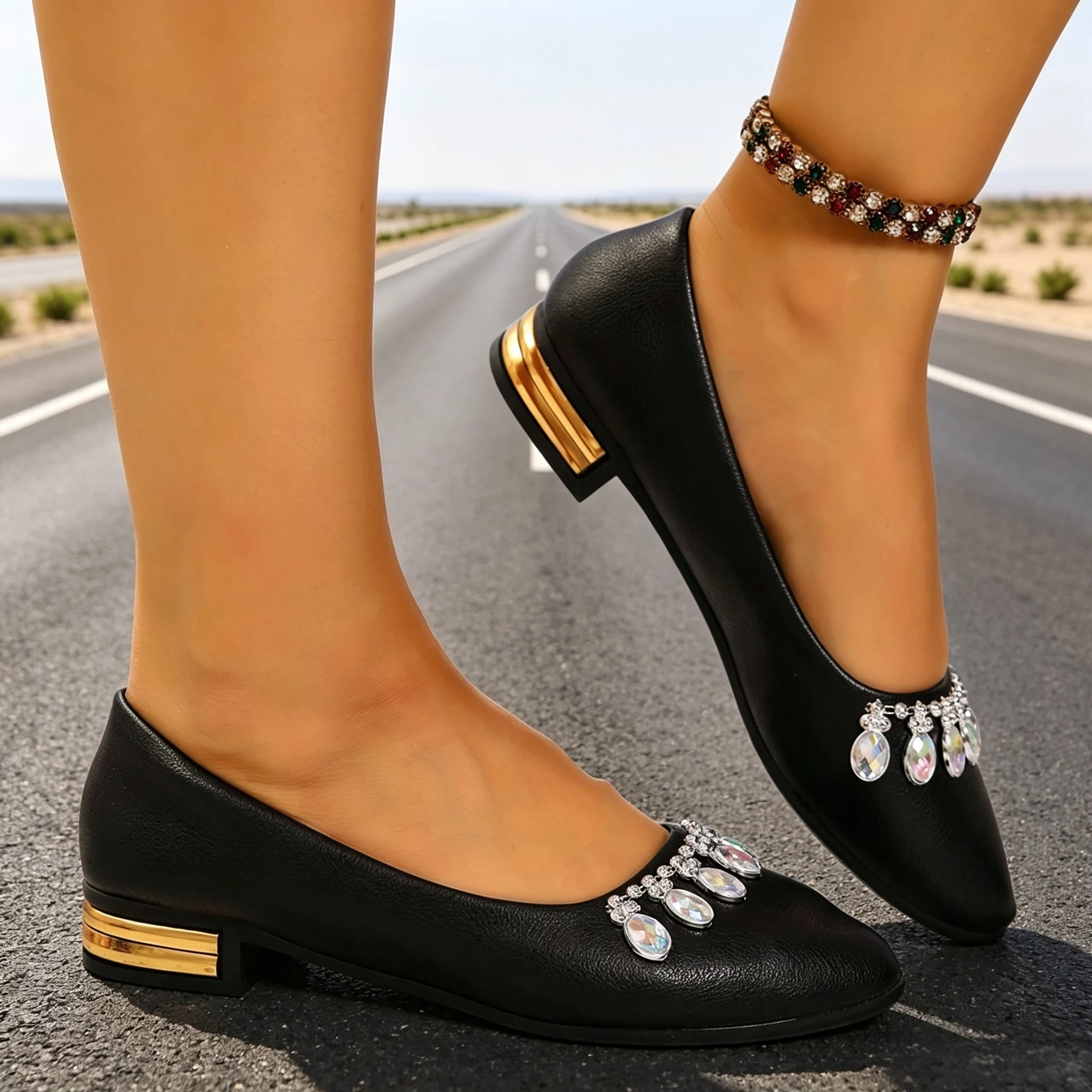 Women Flats Pointed Toe Ballet - đánh giá và giá Espadrille Slip On