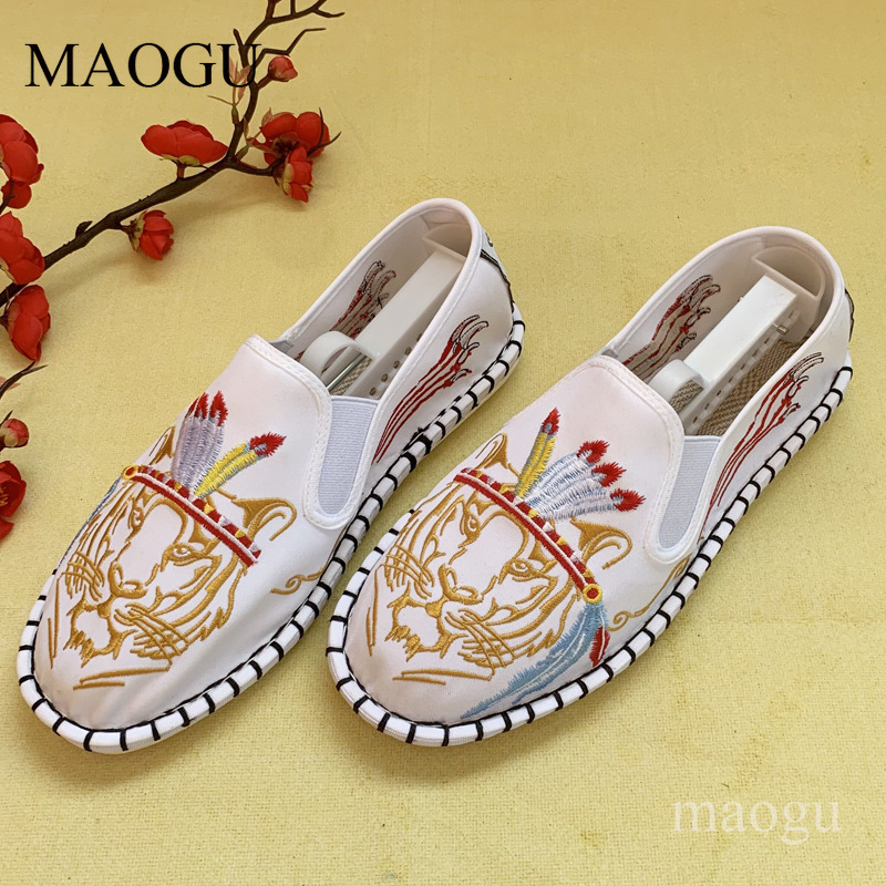 Unisex Chinese Style Embroider - đánh giá và giá Espadrille Slip On