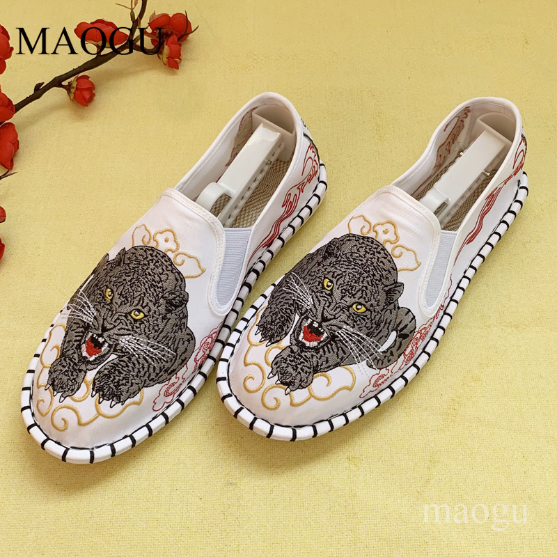 Unisex Chinese Style Embroider - đánh giá và giá Espadrille Slip On