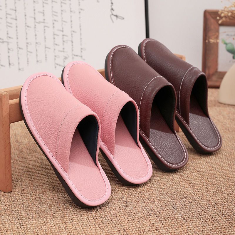 Home Leather Slippers Men and  - đánh giá và giá Flip Flop Leather Men