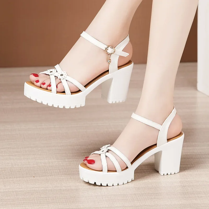 8cm Small Size 32-43 Elegant F - đánh giá và giá Casual Sandal Leather